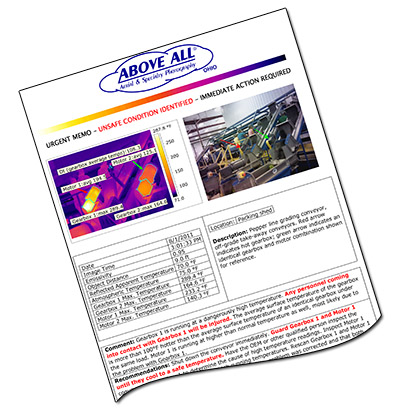 image of sample report page