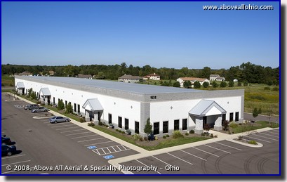 Ultra low level aerial architectural photo example